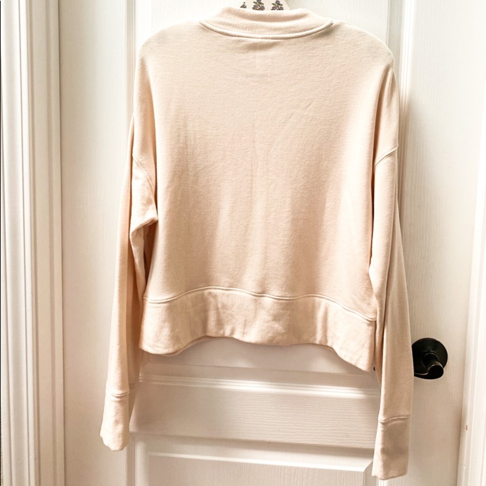 Fabletics Cream Lune Long Sleeve Pullover Sizes XS and L - Picture 5 of 5